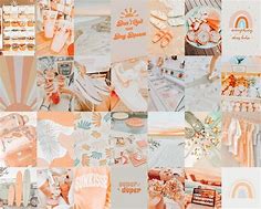 Image result for Peach Background Collage