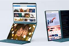 Image result for Lenovo Laptop with 2 Screens