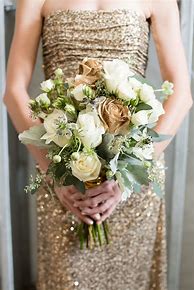 Image result for Rose Gold and Champagne Wedding Flower Arrangements
