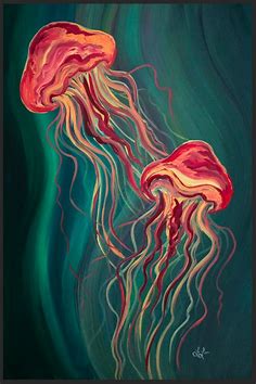 Jellyfish Oil on Canvas on Behance