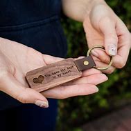 Image result for Wooden Ring Keychain