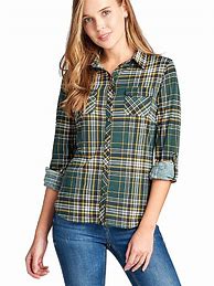 Image result for Plaid Button Down Shirt