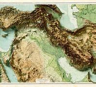 Image result for Topographic Map of Middle East