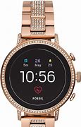 Image result for Round Dial Diamond Smartwatch Rose Gold