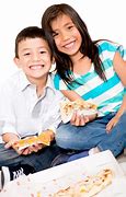 Image result for Happy Kids Eating Pizza