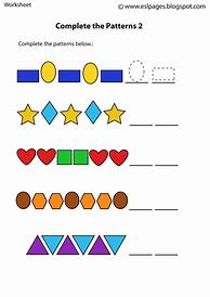 Image result for Visual Patterns Worksheets