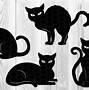 Image result for Line Art Halloween Cat Silhouette