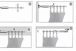 Image result for Wire Curtain Rod System
