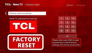 Image result for Model Led49d2930 Tcl TV Reset Button