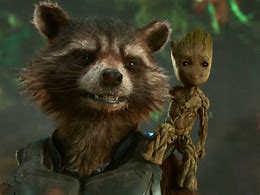 Image result for Groot and Rocket Memes