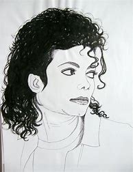 Image result for Michael Jackson Face Drawing