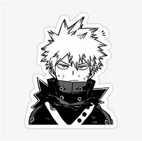 Image result for MHA Stickers Black and White