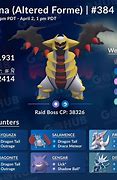 Image result for Giratina Pokemon Go Best Move Set O Region vs Al