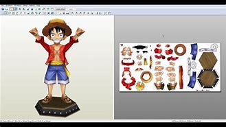 Image result for JCube Papercraft Luffy
