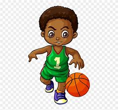 Image result for Cartoon Boy Playing Basketball