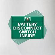 Image result for Battery Disconnect Switch Decal