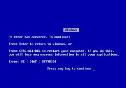 Image result for Old Computer BSOD