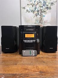 Image result for Shelf Stereo System with Multiple 5 CD Player