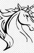 Image result for Unicorn Face Clip Art Black and White