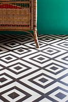 Image result for Simple Design Floor Tiles Black in White