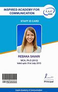 Image result for School Staff ID Card