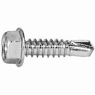 Image result for Hex Washer Head Screw Plated Steel