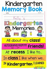 Image result for Kindergarten Memory Book