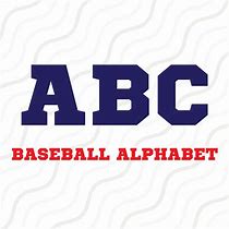 Image result for Baseball Font for Cricut