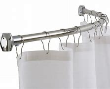 Image result for Bathroom Shower Curtain Rods