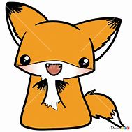 Image result for Kawaii Cute Fox Drawings
