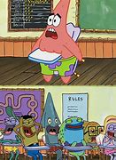 Image result for Angry Patrick Star Sitting Meme Template