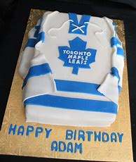 Image result for Toronto Maple Leafs Jersey Cake
