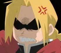 Image result for Edward Elric Angry Face