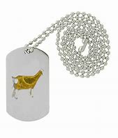 Image result for Dog Tag Goat Chain