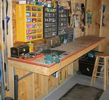 Image result for Cool Garage Workbench