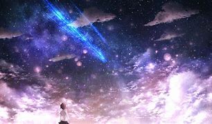 Image result for Anime Blue Galaxy Wallpaper
