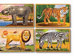 Image result for Puzzle of Animals