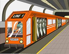 Image result for Subway Train Clip Art