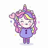 Image result for Unicorn Girl Drawing