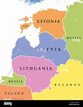 Image result for Latvia Lithuania Map