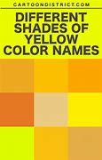 Image result for Shades of Yellow Color Names