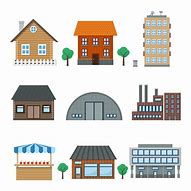 Image result for Building Icon Vector