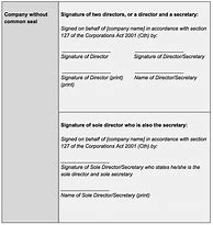 Image result for Example of Signature On a Contract