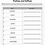 Image result for Prefixes Suffixes Worksheets Printable Ela