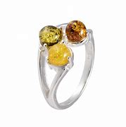 Image result for Multi Colored Amber Ring