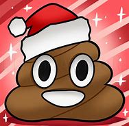 Image result for Christmas Poo Emoji