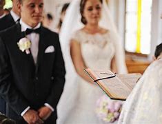 Image result for Marriage Priest with Book and Rings Imag