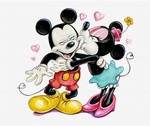 Image result for Mickey and Minnie Mouse Kiss