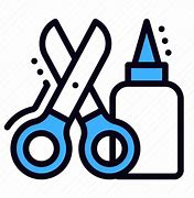 Image result for Scissors and Glue Icon