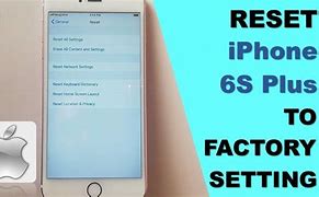 Image result for Factory Reset iPhone 6s Plus